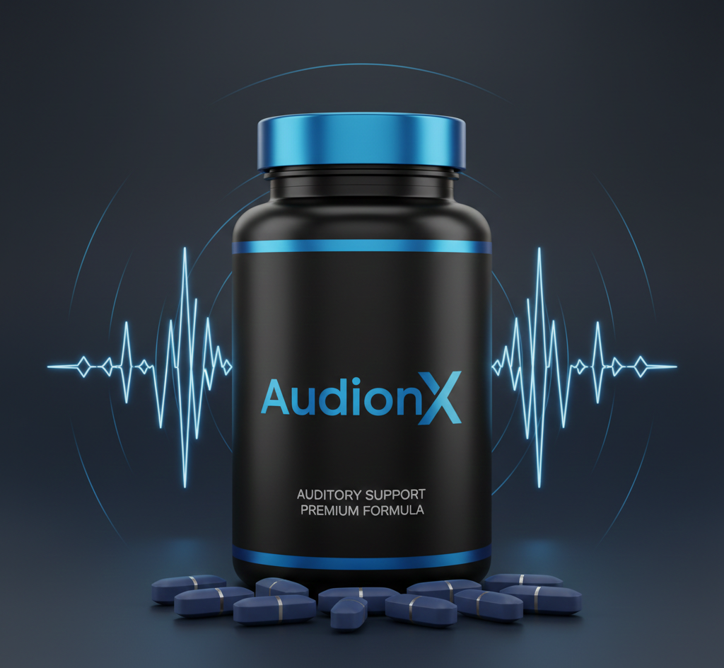 AudionX — Suplemento para a Audição — Embalagem de 60 cápsulas